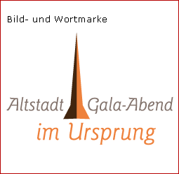 Logodesign Altstadt Gala-Abend im Ursprung
